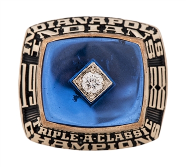 1988 Indianapolis Indians Minor League Championship Staff Ring - Billy Neely